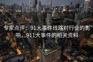 专家点评：91大事件线路对行业的影响，911大事件的相关资料