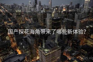 国产探花海角带来了哪些新体验？
