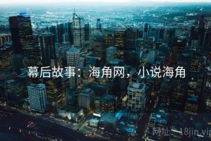 幕后故事：海角网，小说海角