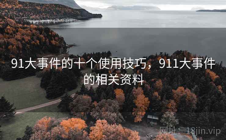 91大事件的十个使用技巧，911大事件的相关资料