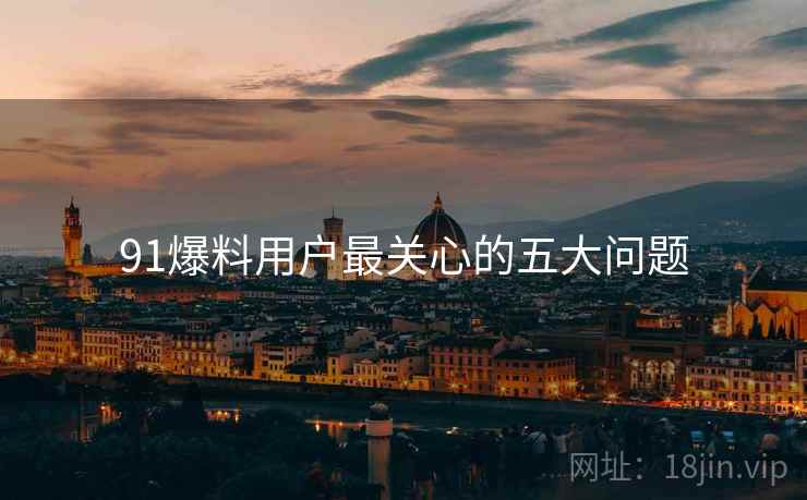 91爆料用户最关心的五大问题