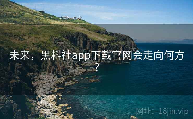 未来，黑料社app下载官网会走向何方？