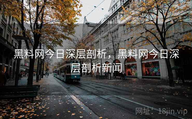 黑料网今日深层剖析，黑料网今日深层剖析新闻