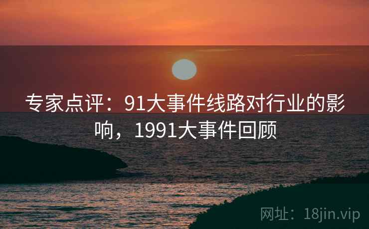 专家点评：91大事件线路对行业的影响，1991大事件回顾