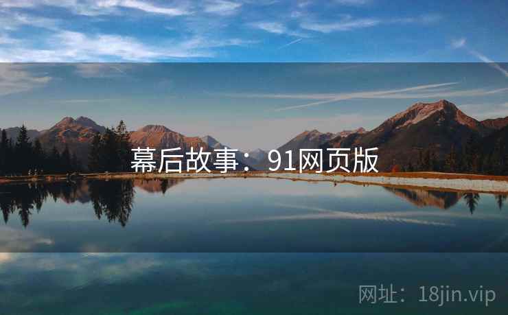 幕后故事：91网页版