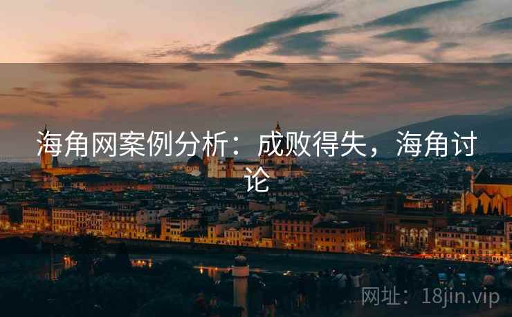 海角网案例分析：成败得失，海角讨论